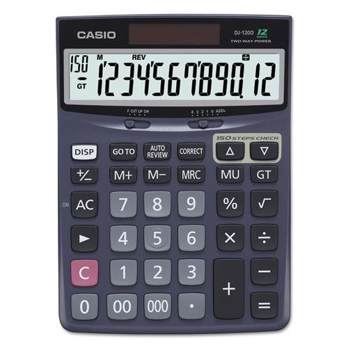 Calculators | Casio DJ120D 12-Digit LCD Calculator image number 0