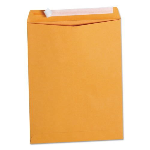 Envelopes & Mailers | Universal UNV40099 #13-1/2 Square Flap 10 in. x 13 in. Self-Adhesive Closure Peel Seal Strip Catalog Envelope - Natural Kraft (100/Box) image number 0