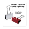 Binding Spines & Combs | Universal UNV31026 Binder Clips with Storage Tub - Assorted (30/Pack) image number 2
