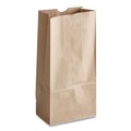 Food Service | Ross & Wallace Paper Products 130316SP 7.75 in. x 4.75 in. x 16 in. #16 Heavy-Duty Grocery Paper Bags - Kraft (500/Bundle) image number 1