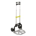 Cleaning Carts | Safco 4049NC 15.25 in. x 16 in. x 39 in. 110 lb Capacity Stow and Go Aluminum Cart image number 1