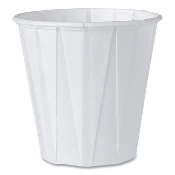 SOLO 450-2050 3.5 oz. Paper Portion Cups with ProPlanet Seal - White (100/Bag, 50 Bags/Carton)