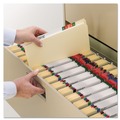 File Folders | Smead 10300 Straight Tabs Letter Size 0.75 in. Expansion File Folders - Manila (100/Box) image number 6