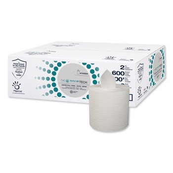  | Papernet SOD410334 1-Ply 7.6 x 10 DissolveTech Center-Pull Paper Towel - White (6/Carton)