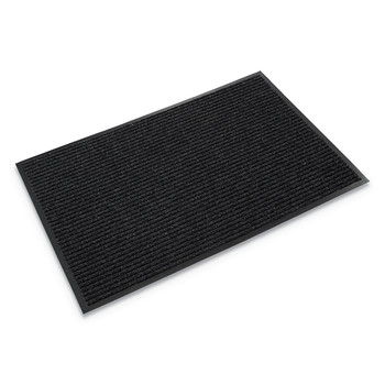 Crown NR 0034CH 36 x 48 Needle-Rib Polypropylene Wiper/Scraper Mat - Charcoal