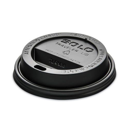 Traveler Cappuccino Style Dome Lid, Fits 8 oz Cups, Black, 1,000/Carton Traveler Cappuccino Style Dome Lid, Fits 8 oz Cups, Black, 1,000/Carton