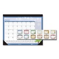 Back to School Sale | House of Doolittle 1396 18.5 in. x 13 in. 12-Month (Jan-Dec 2026) Recycled Desk Pad Calendar - Black Binding/Corners image number 2