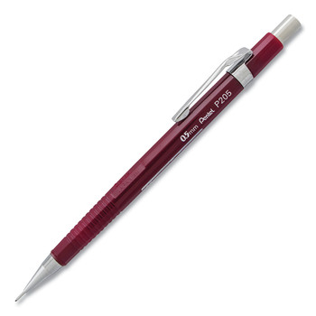 OFFICE AND OFFICE SUPPLIES | Pentel P205B 0.5 mm HB (#2) Sharp Mechanical Pencil - Black Lead, Burgundy Barrel