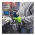 Disposable Gloves | Ammex GWGN46100 8 mil Heavy-Duty Industrial Powder-Free Nitrile Gloves - Large, Green (1000/Carton) image number 2