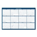 Bulletin Boards | House of Doolittle 3990 12-Month (Jan to Dec): 2026 24 in. x 37 in. Non-Laminated Recycled Yearly Reversible Wall Calendar - White/Blue Sheets image number 2