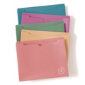 File Jackets & Sleeves | U Brands 6595U01-12 U-Eco Straight Tab Poly File Jackets - Assorted/Letter Size (10/Pack) image number 0