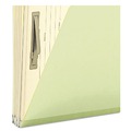 File Folders | Smead 78208 1 in. Expansion 8 Dividers 1 Fastener Legal Size Pressboard Mortgage Folders - Green Exterior (10/Box) image number 2