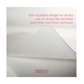 Office Chair Mats | Alera CM2E442FALEPL 46 x 60 All Day Use Non-Studded Chair Mat for Hard Floors - Clear image number 5