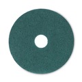 Just Launched | Boardwalk BWK4016GRE 16 in. Diameter Heavy-Duty Scrubbing Floor Pads - Green (5/Carton) image number 0