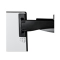 Monitor Stands | 3M DH240MB 30 Sheet Capacity Adhesive Monitor Mount Swing Arm Plastic Copyholder - Black/Silver Clip image number 2