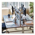 Monitor Stands | Tripp Lite DMSW1332MTAA Single-Extension Monitor Mount for Slat Wall System for 32-in TVs 4.9w x 4.7d x 14.2h Silver Supports 22 lb image number 4