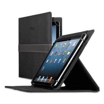SOLO UBN221-4 Urban Universal Tablet Case Fits 8.5 in. to 11 in. Tablets - Black