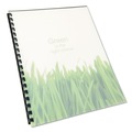 Sheet Protectors | GBC 25817 11 in. x 8.5 in. Unpunched 100 Percent Recycled Poly Binding Cover - Frost (25/Pack) image number 2