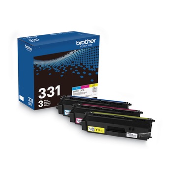 Brother TN3313PK 1500 Page-Yield Toner - Cyan/Magenta/Yellow (3/Pack)