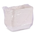 Food Trays, Containers, and Lids | Eco-Products EP-SCRC32NFA 32 oz 4.71 in. x 7.01 in. x 1.04 in. Sugarcane Fiber WorldView Vanguard Rectangular Container - White (400/Carton) image number 2