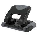 Staple Punches | Swingline A7074135 SmartTouch 9/32 in. Holes 20-Sheet Two-Hole Punch - Black/Gray image number 0