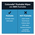 Cleaning Cloths | Cottonelle 44932 Fresh Care 3.75 in. x 5.5 in. 1-Ply Flushable Cleansing Cloths - White image number 7