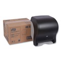 Paper Towel Holders | Tork 86ECO 11.78 in. x 9.12 in. x 14.39 in. Electronic Translucent Smoke Hand Towel Dispenser image number 0