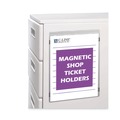 Back to School Sale | C-Line 83911 Super Heavy-Duty Top Load 8.5 in. x 11 in. Insert Magnetic Shop Ticket Holders - Clear Front (15/Box) image number 3