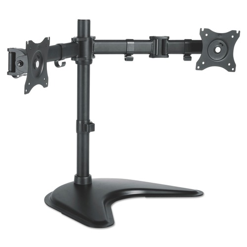 Monitor Stands | Kantek MA225 32 in. x 13 in. x 17.5 in. Supports 18 lbs. Dual Monitor Articulating Desktop Stand for 13 in. to 27 in. Monitors - Black image number 0