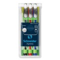 Pens | Schneider 190093 0.8 mm Xpress Fineliner Porous Point Stick Pen - Medium/Assorted Ink and Barrel Colors (3/Pack) image number 0