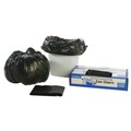 Just Launched | Stout by Envision T2424B10 24 in. x 24 in. 1 mil. 10 Gallon Total Recycled Content Plastic Trash Bags - Brown/ Black (250/Carton) image number 0