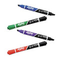 Washable Markers | EXPO 1944655 Fine/Broad Chisel Tips 2-in-1 Dry Erase Markers - Assorted Primary Colors (4/Pack) image number 3