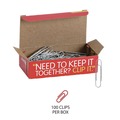 Paper Clips | Universal A7072220 Smooth Paper Clips - Jumbo, Silver (100/Box, 10 Boxes/Pack) image number 4