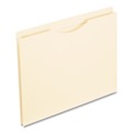 File Jackets & Sleeves | Pendaflex 22100EE 1 in. Expansion 2-Ply Letter Size Reinforced File Jackets - Manila (50/Box) image number 1