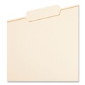 File Folders | Smead 10332 1/3-Cut Tabs Center Position Letter Size 0.75 in. Expansion File Folders - Manila (100/Box) image number 0