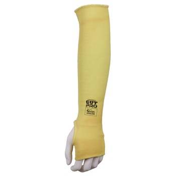 MCR Safety 9378TE Economy Series DuPont Kevlar Fiber Sleeve - One Size Fits Most/Yellow
