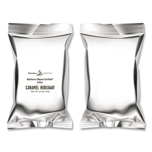 Coffee | Caribou Coffee 042791 2.5 oz. Fractional Pack - Caramel (18/Carton) image number 0