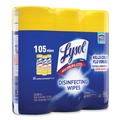 Hand Wipes | LYSOL Brand 19200-82159 7 in. x 7.25 in. 1-Ply Disinfecting Wipes - Lemon and Lime Blossom White (3/Pack) image number 2