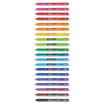 Paper Mate 1951718 InkJoy Medium 0.7 millimeter Retractable Gel Pen - Assorted Ink/Barrel Colors (20/Pack)