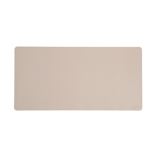Back to School Sale | Smead 64831 31.5 x 15.7 Vegan Leather Desk Pads - SandStone image number 0