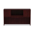 Office Desks & Workstations | Alera ALEVA286015MY 58.88 in. x 15 in. x 35.38 in. 4 Compartments Valencia Series Hutch with Doors - Mahogany image number 1