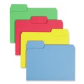 File Folders | Smead 11987 1/3-Cut Tabs Assorted Letter Size 0.75 in. Expansion SuperTab Colored File Folders - Assorted (100/Box) image number 0