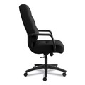 Office Chairs | HON H2091.H.CU10.T 17 in. - 21 in. Seat Height Pillow-Soft 2090 Series Executive High-Back Swivel/Tilt Chair Supports Up to 300 lbs. - Black image number 2