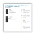 Cutlery | Dixie SSPFH51 SmartStock Series-O 6 in. Heavyweight Plastic Cutlery Forks Refill - Black (40/Pack, 24 Packs/Carton) image number 4