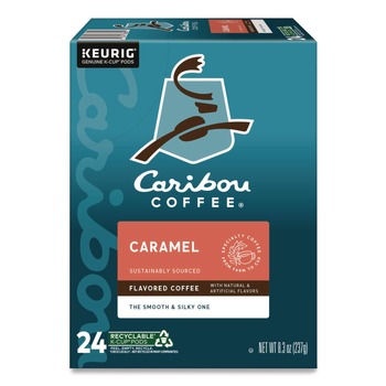  | Caribou Coffee 5000330787 Mild Roast K-Cups - Caramel Hideaway (24/Box)