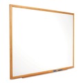 White Boards | Quartet S573 36 in. x 24 in. Oak Finished Fiberboard (MDF) Frame Classic Series Total Erase Dry Erase Boards - White Surface image number 2