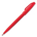Just Launched | Pentel Arts S520-B Sign Pen Extra-Fine Bullet Tip Point Color Marker - Red (1 Dozen) image number 2