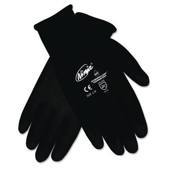 MCR Safety N9699XL Ninja HPT PVC Coated Nylon Gloves - X-Large/Black (1-Dozen)