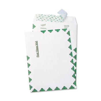 Survivor QUAR1330 Tyvek First Class 6 x 9 14 lb. Lightweight Square Flap Catalog Mailers - White (100/Box)