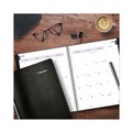 Notebooks & Pads | Blueline CA701.BLK 11 in. x 8.5 in. 14-Month (Jul 2025-Aug 2026) Academic Monthly Planner - Black Cover image number 1